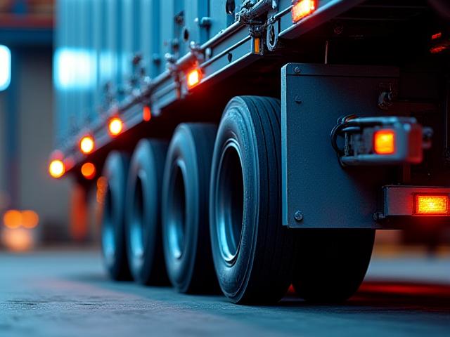 Multi-axle trailer distributing the weight of a super-heavy transformer