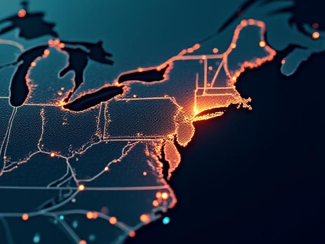 Marshall Trucking Mid-Atlantic Service Radius Map
